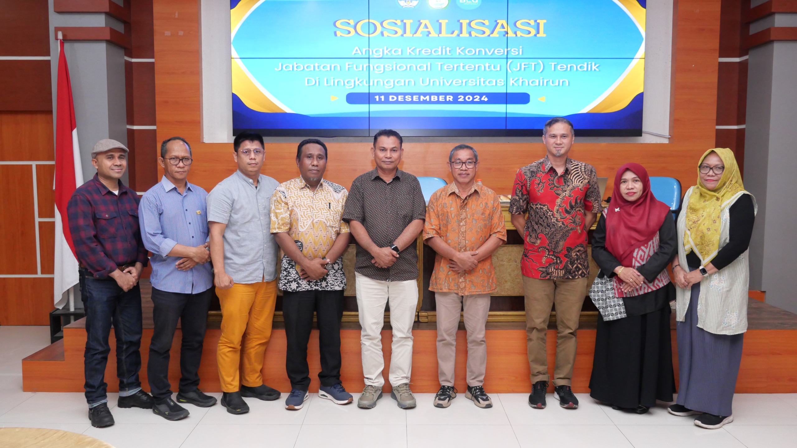 Sosialisasi Angka Kredit Konversi Jafung Tendik, Resmi Dibuka Rektor Unkhair